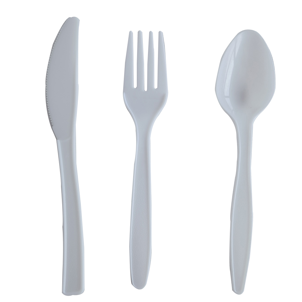 Disposable Plastic Cutlery: Spoons, Knives and ForkS - Made of PP with Very Reasonable Price