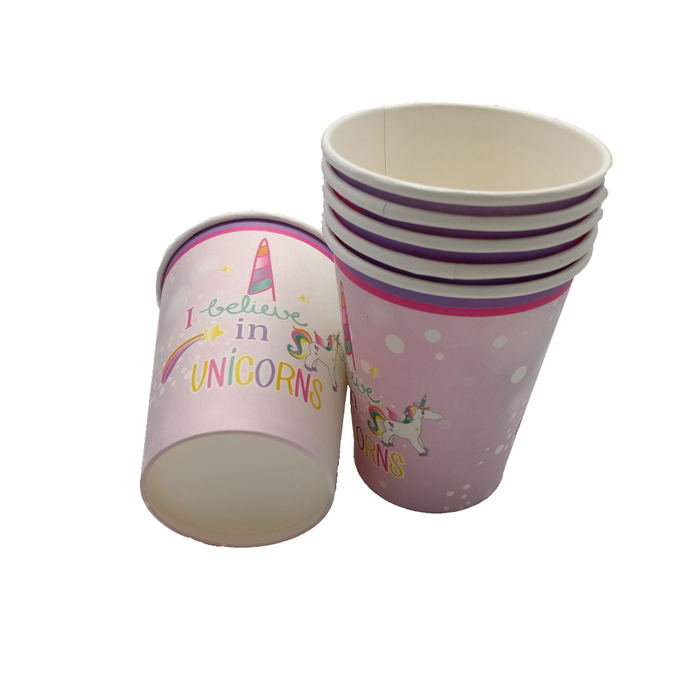 7 oz Customized Logo Eco-friendly coated tea Paper cup wholesale disposable coffee paper cups